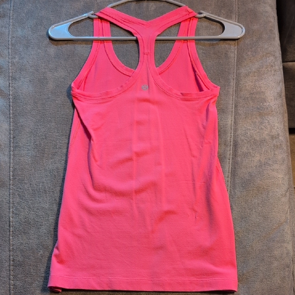 Lululemon Pink Racerback Tank - Picture 2 of 3